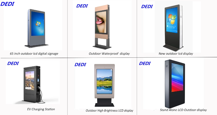 55inch Double Side WiFi Network Outdoor Icd Display Digital Signage and Displays Advertising Player Kiosk Screen Monitor