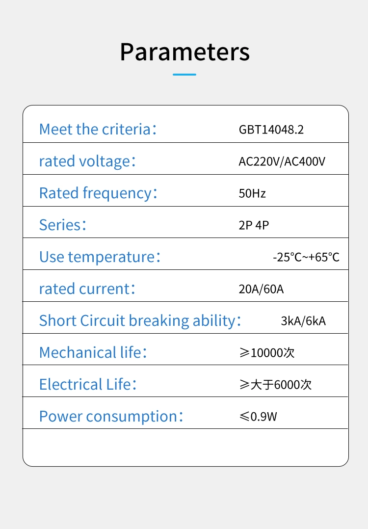 Control Various Home Appliances Tuya 40A 63A MCB WiFi Smart Circuit Breaker Smart Home