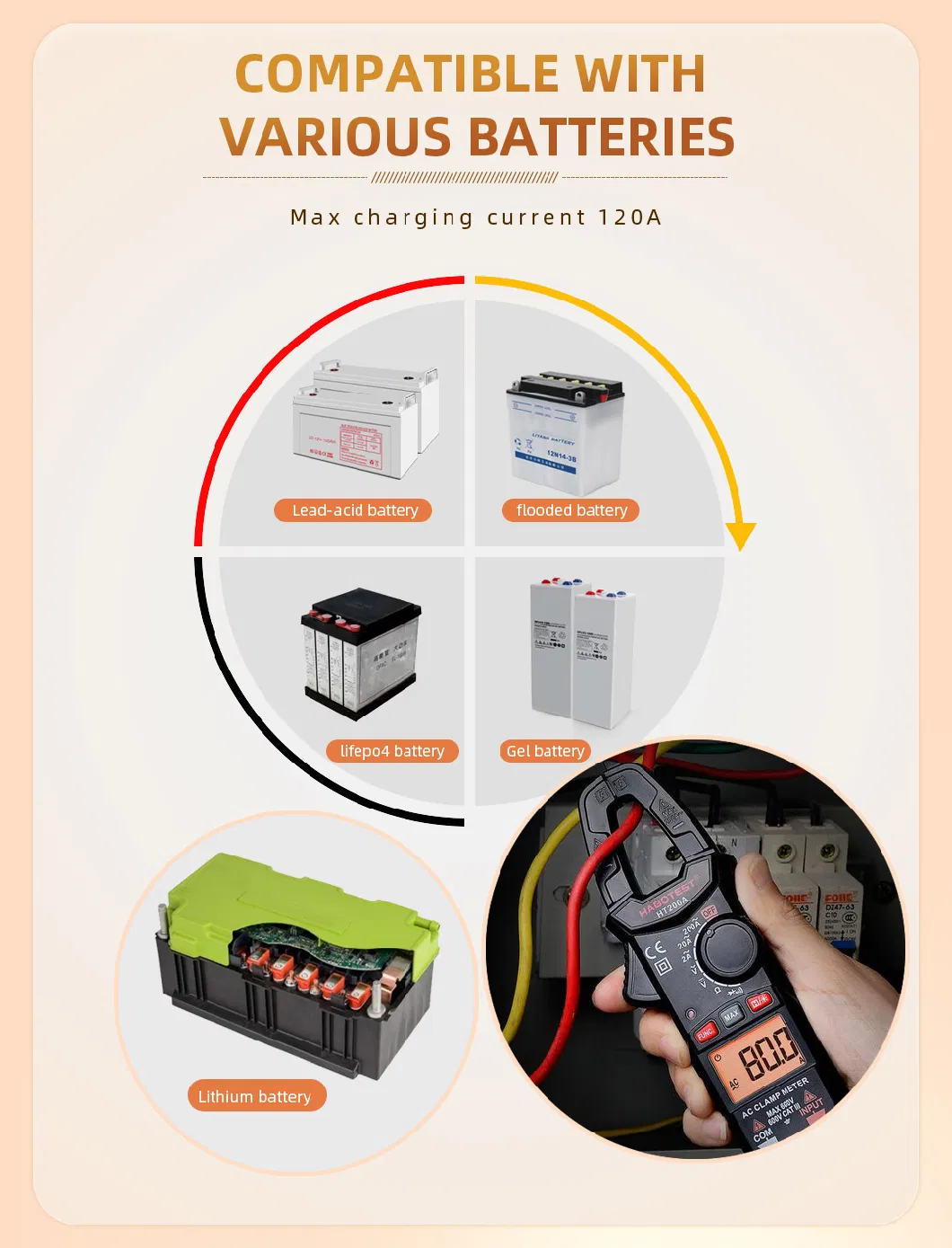 48V 5000W Single Phase 240V off Grid Solar Inverter Charger Pure Sine Wave Inverter 80A MPPT Solar Charge Controller