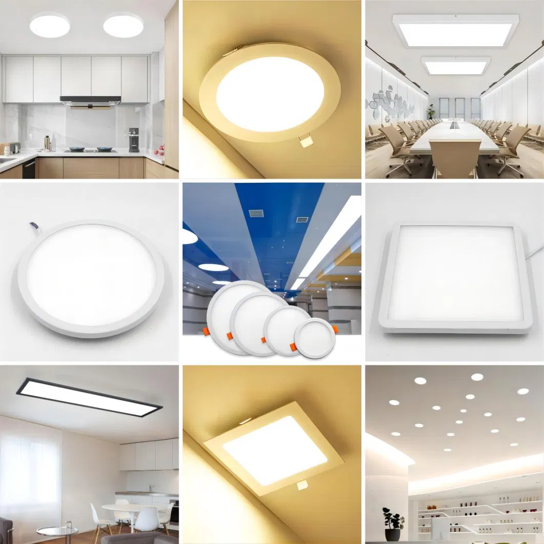 Wholesale Price Guzhen Zhongshan Ceiling Lighting Fixture Interior Downlight Home White Color SMD CCFL LED Backlight Front Icd Panel Manufacturer in China