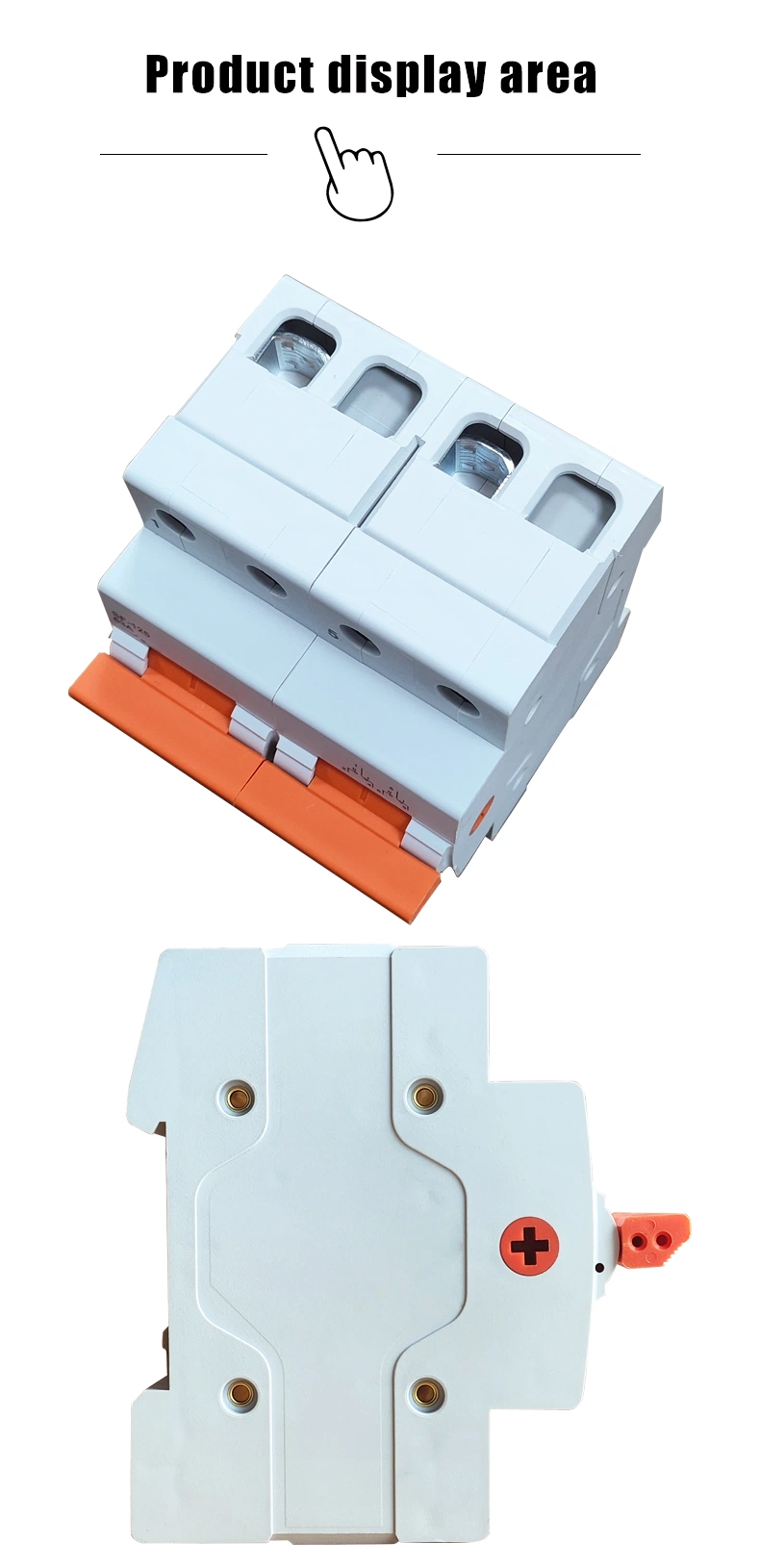 80A 100A 125A 2p Modular DIN Rail Mini Changeover Switch Manual Isolator Disconnector Switch