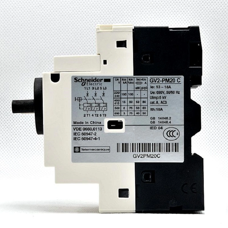 New-Original Schnei-Der-Square-D Gv2-Pm20c-Circuit Breaker-Tesys Gv2-Type Gv2-3p 1 or-3 Phase-13 to 18A-600V Good-Price