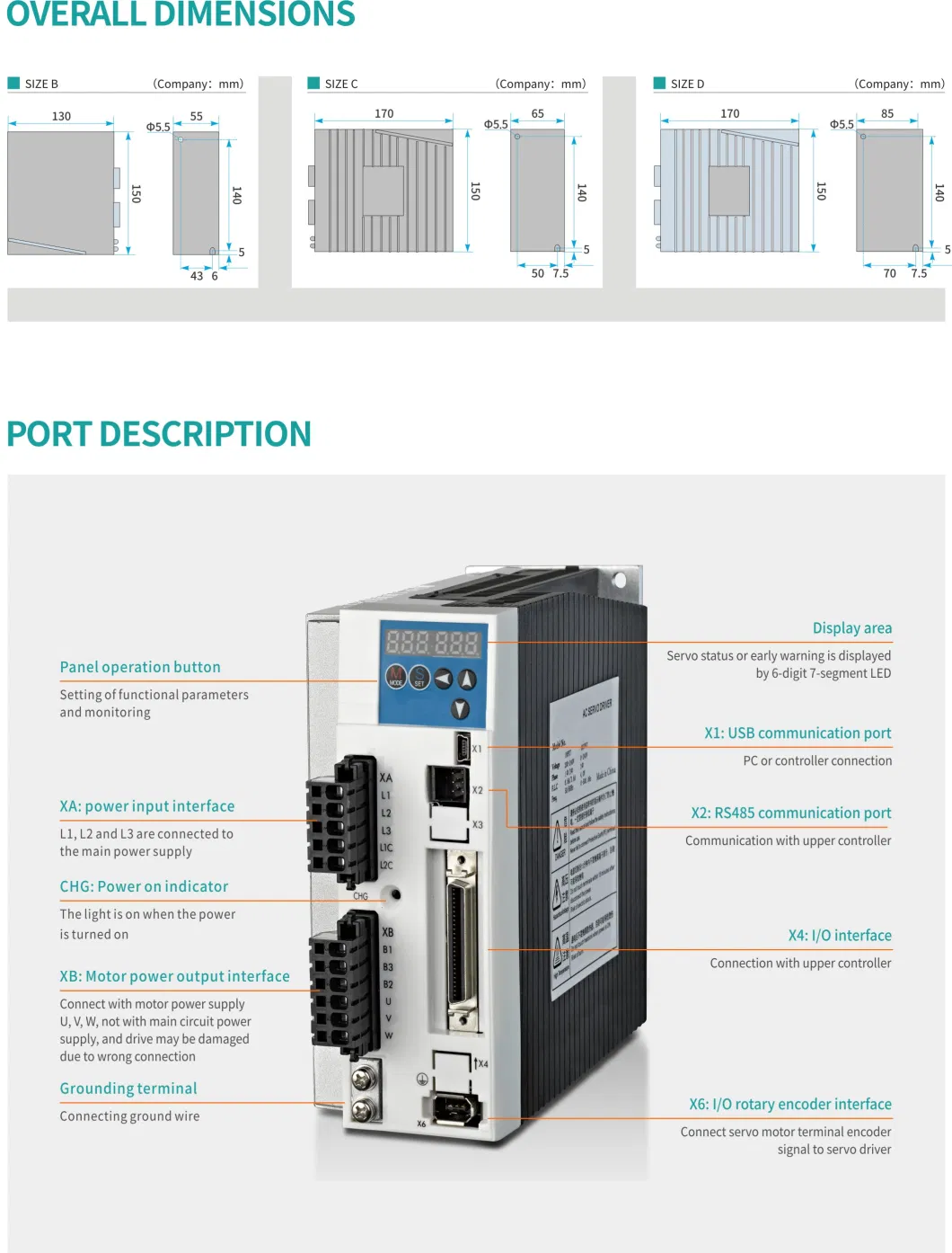 Good Price Ethercat Bus Servo P100e-75 750W 3 Years Warranty Time