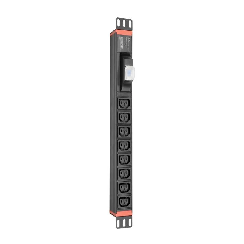 IEC C13 C19 Standard Basic PDU with SPD MCB Switch Module