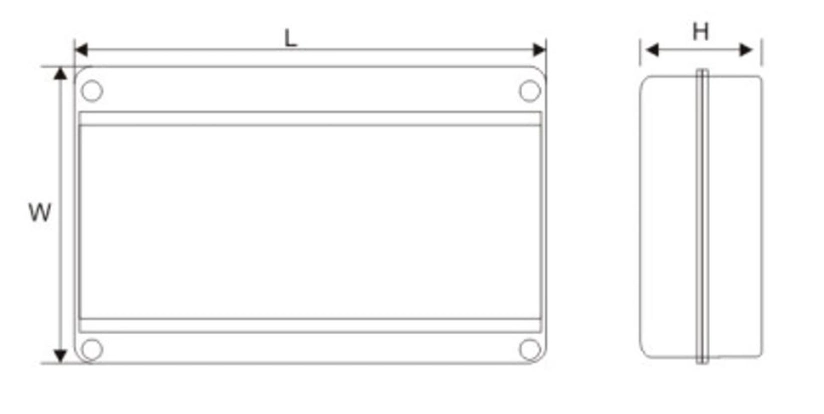 Ht Type European Highly Quality Popular Plastic Distribution Board