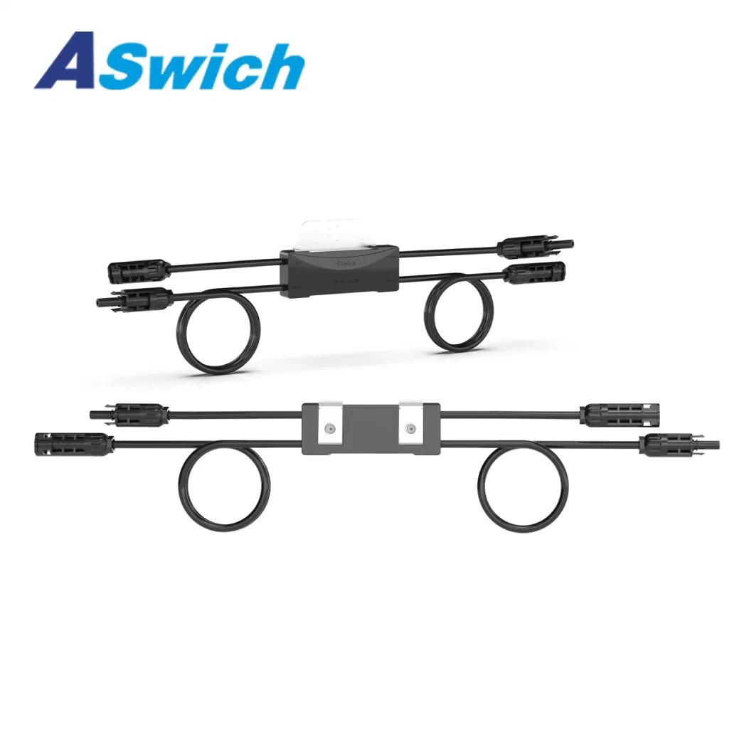 Solar Panel Level Firefighter Safety Switches Rapid Shutdown PV DC 24V, One Fits Two 80V to Increase Solar Energy Efficiency