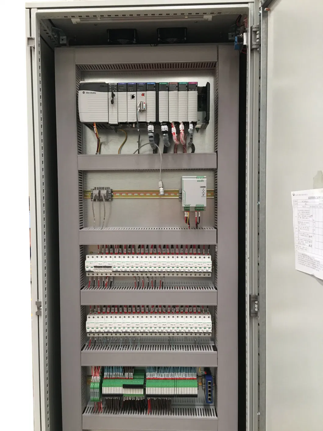 Custom Electrical Industrial Enclosures PLC Control Cabinet