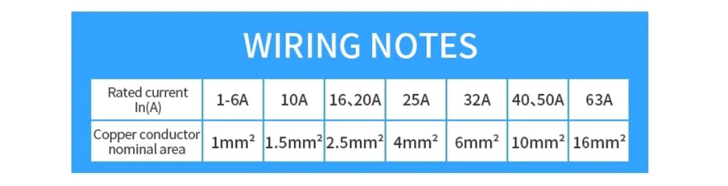 Miniature Circuit Breaker Mini MCB Switch Manufacturer of DIN Rail Circuit Breaker