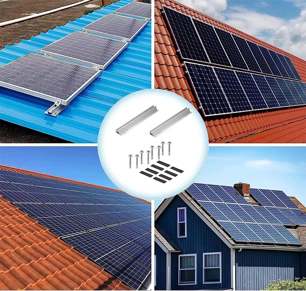 Solar Panel Aluminum Alloy Frame Ground Solar Photovoltaic Bracket Solar Panel Bracket