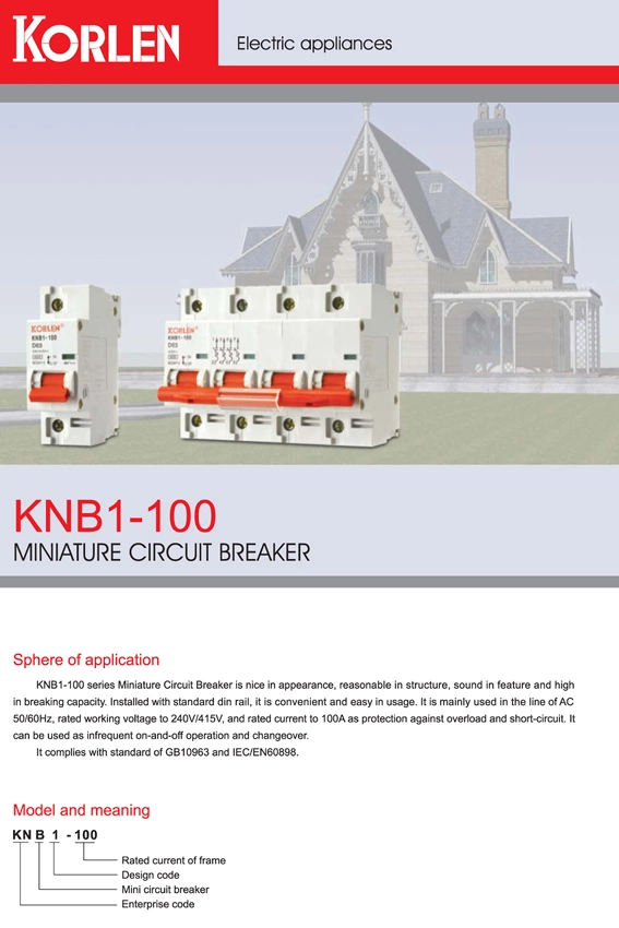 High Quality Short Circuit Protector MCB Miniature Circuit Breaker