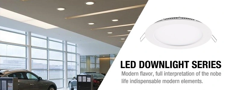 3W/6W/9W/18W/24W Ultra Slim Flat Recessed Ceiling Lighting Commercial Down Light Lamp LED Panel Light