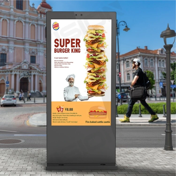 IP55 IP65 IP67 Touch Screen Outdoor Advertising Icd Display Digital Signage and Displays Waterproof Kiosk Totem Outdoor