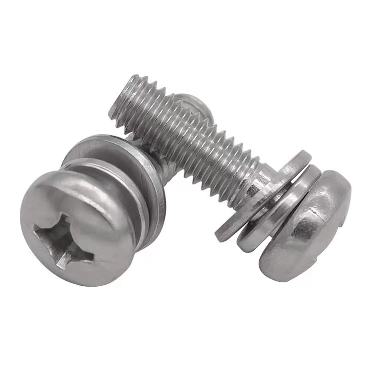 GB2672 Hexalobular Socket Pan Head Screw, Single Coll Spring Lock Washer and Plain Washer Assemblies M2-M10 Grade 4.8/