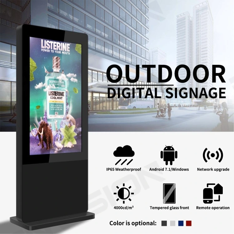 IP55 IP65 IP67 Touch Screen Outdoor Advertising Icd Display Digital Signage and Displays Waterproof Kiosk Totem Outdoor