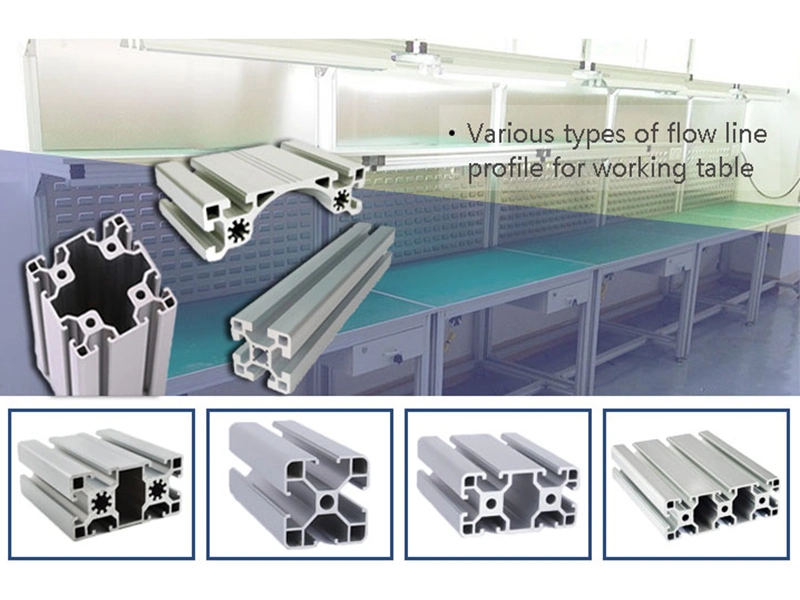 Anodizing Square Aluminum Hollow Profile Rail Accessory Industrial Curtain Wall Aluminum Profile