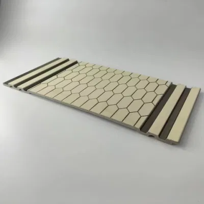 Interior PS Wall Louvers 3D Transfer Film PS 300X7X2900mm Decorative for Afghanistan Kabul City