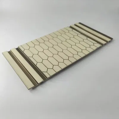 Interior PS Wall Louvers 3D Transfer Film PS 300X7X2900mm Decorative for Afghanistan Kabul City