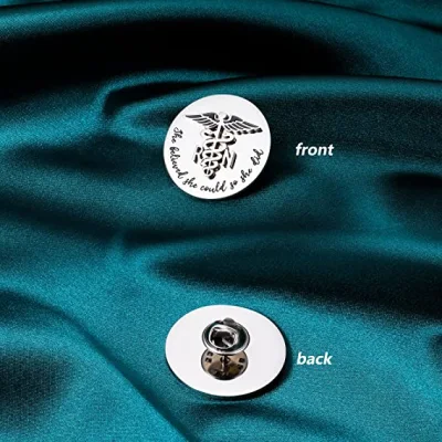 Custom Medical High Quality Nickel Plated Metal Resin Logo Wholesale Pins