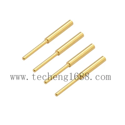 Brass Precision Contact Pin Connector 24K Gold Plated Banana Jack Banana Plug for Medical Devices