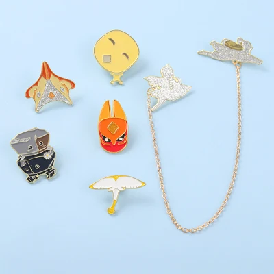 Factory Direct Sale Cartoon Hard Soft Metal Enamel Pins Custom Brooches Medical Badges
