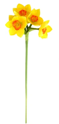 Wholesale Artificial Narcissus Stem 35CMH Silk Narcissus High Quality Artificial Flowers