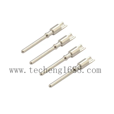 Brass Precision Contact Pin Connector 24K Gold Plated Banana Jack Banana Plug for Medical Devices