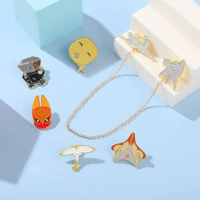 Factory Direct Sale Cartoon Hard Soft Metal Enamel Pins Custom Brooches Medical Badges