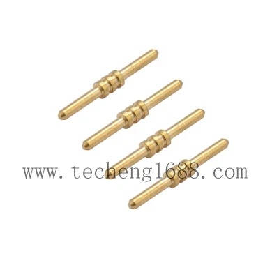 Brass Precision Contact Pin Connector 24K Gold Plated Banana Jack Banana Plug for Medical Devices