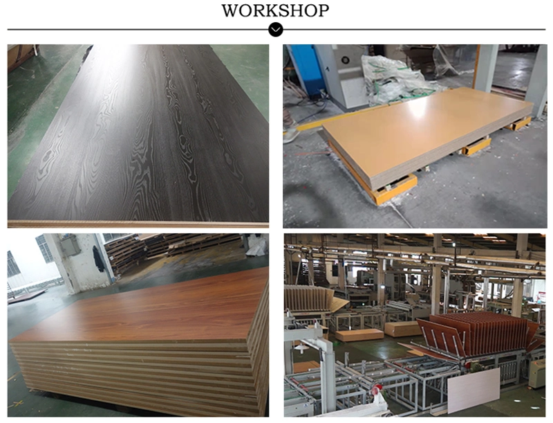 HPL Melamine Faced Particle Board Laminated Marein Plywood Veneern Faced MDF