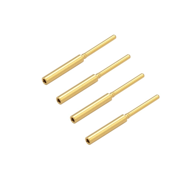 Brass Precision Contact Pin Connector 24K Gold Plated Banana Jack Banana Plug for Medical Devices