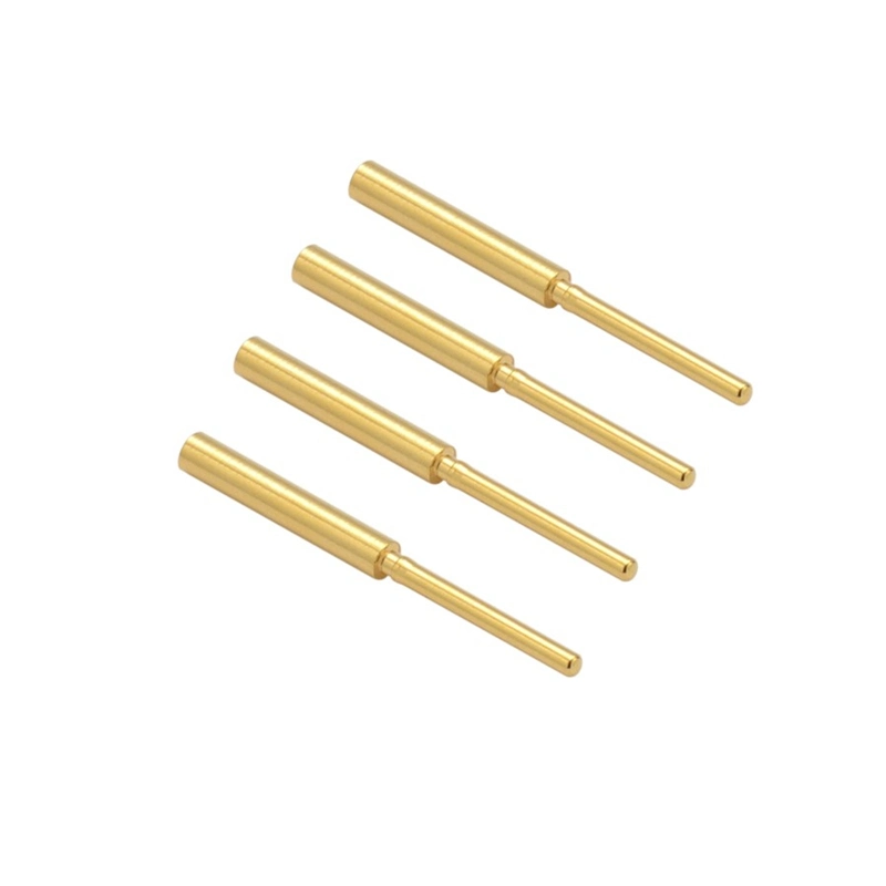 Brass Precision Contact Pin Connector 24K Gold Plated Banana Jack Banana Plug for Medical Devices