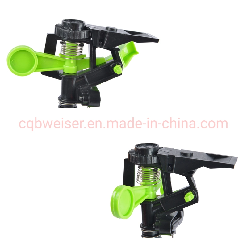 Garden Lawn Water Irrigation Pulsating Plastic Impulse Spike Sprinkler