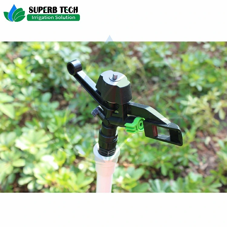 1/2 Inch Plastic Adjustable Impact Sprinkler for Garden Farm Irrigation System