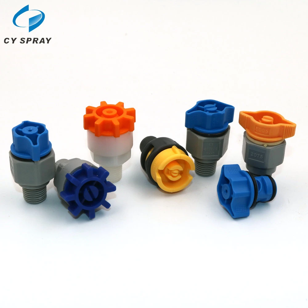 Various Good Quality Quick Push Plastic Flat Fan Spray Nozzle for Irrigation