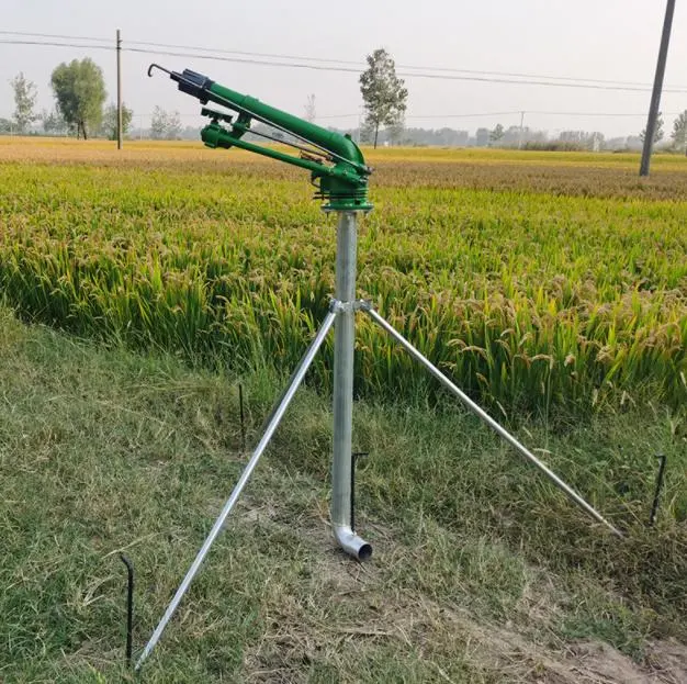 Automatic Mobile Agricultural Sprinkler Hose Reel Irrigation System Used in Large Farm