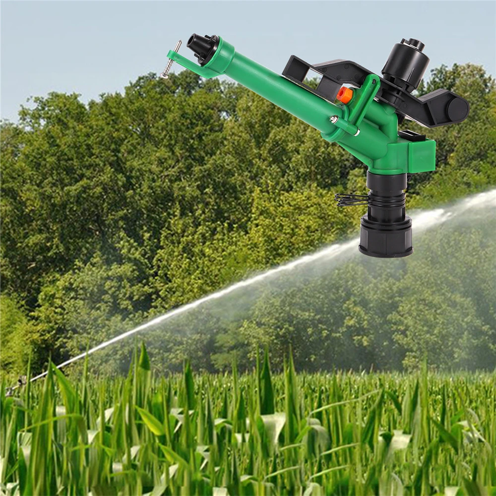 Adjustable 1.5 Inch Farm Agriculture Lawn Irrigation Long Distance Rocker Impact Sprinkler