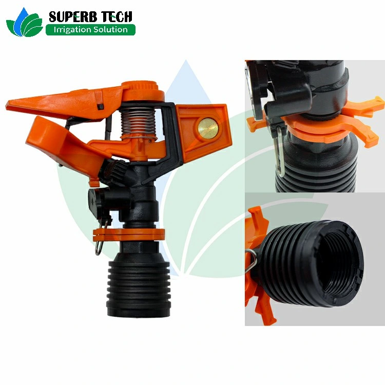 Adjustable Water Sprayer Garden Impact Sprinkler 360 Degrees Rotating