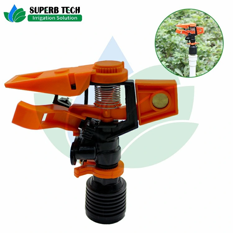 Irrigation Impact Sprinkler 360 Degrees Rotating Adjustable Angle Water Sprayer