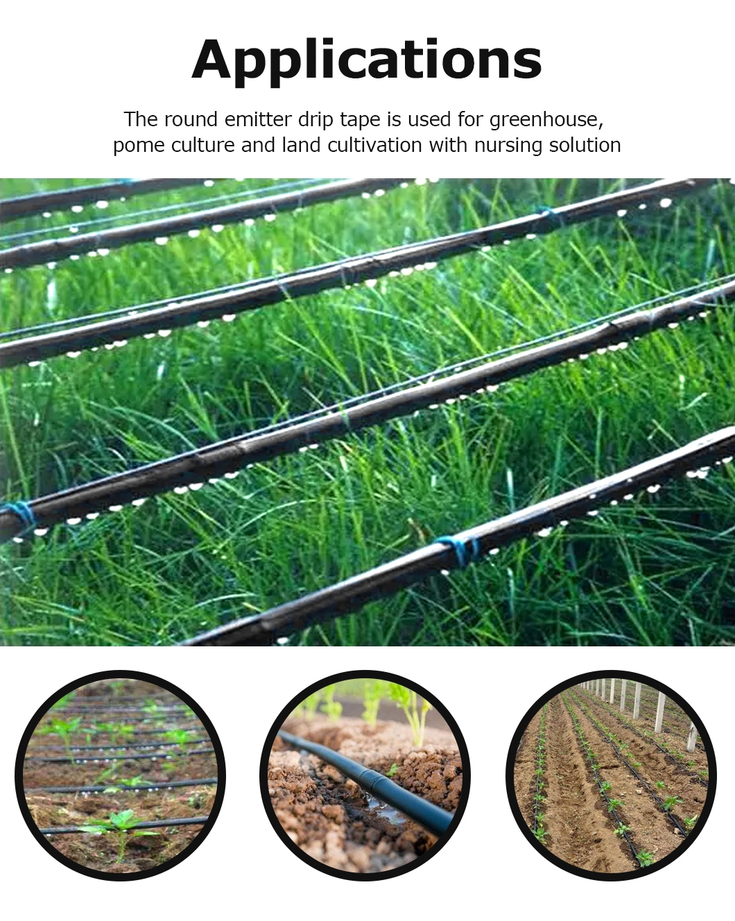 Micro Drip Water Irrigation Tubing Hose