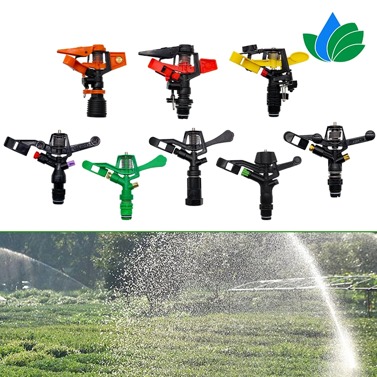 Impulse Sprinkler 3/4inch Female Thread Sprinkler for Garden Irrigation System