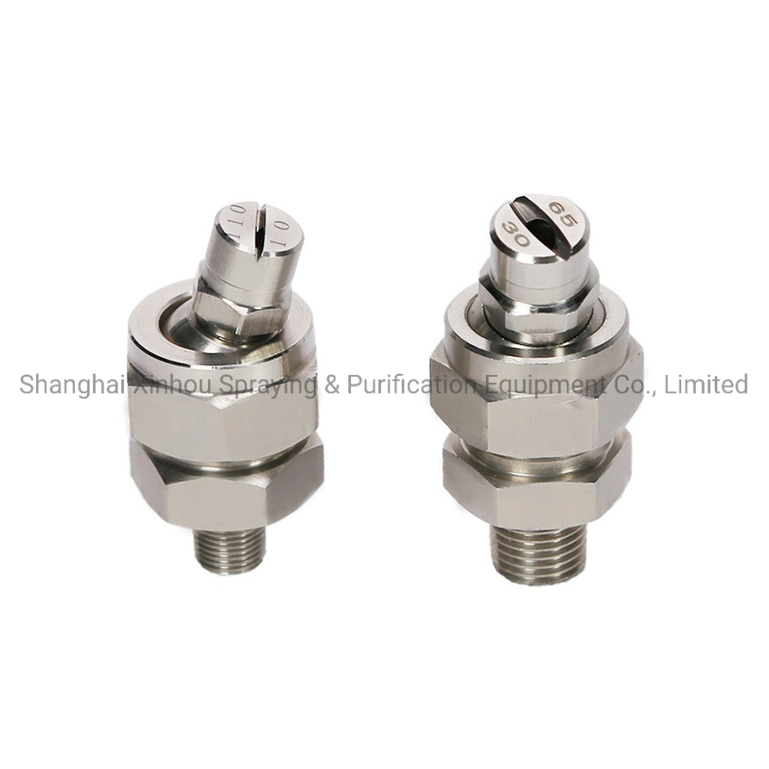 1/4 304 316 Stainless Steel Brass Adjustable Swivel Ball Joint Adaptor Fittings Spray Nozzle