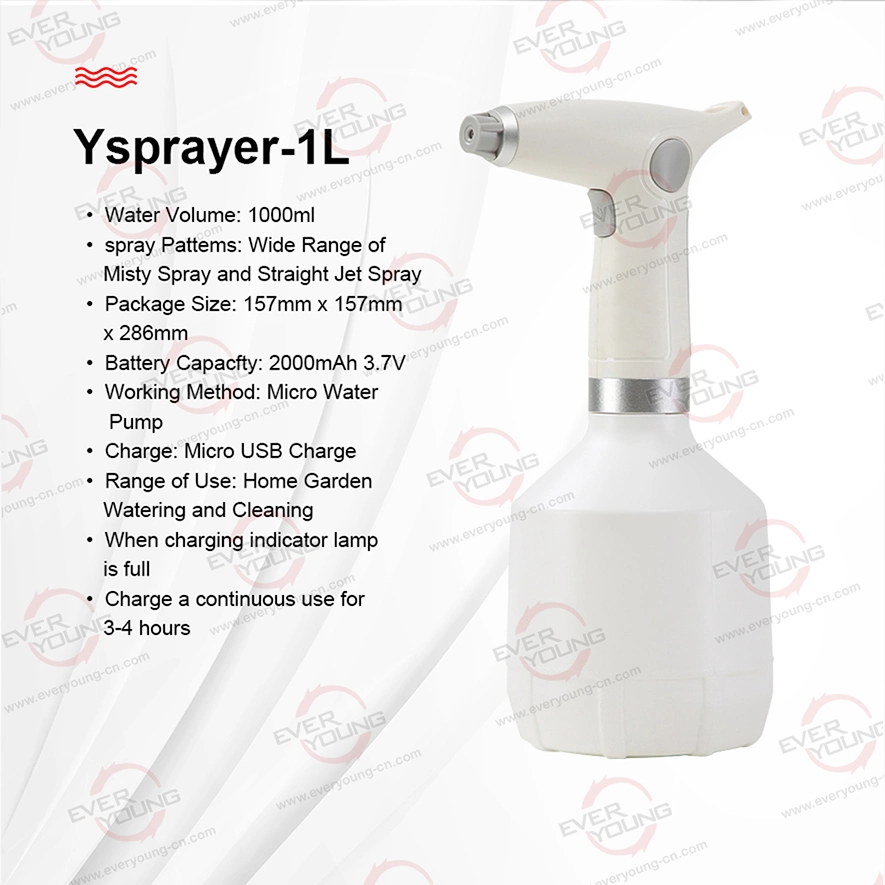 1L Rechargeable Electric Sprayer Hand Held Sprayer