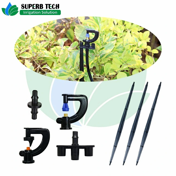 Greenhouse Irrigation Micro Sprinkler Fitting Plastic Sprayer Stake