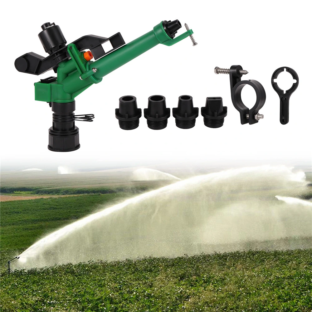 Adjustable 1.5 Inch Farm Agriculture Lawn Irrigation Long Distance Rocker Impact Sprinkler