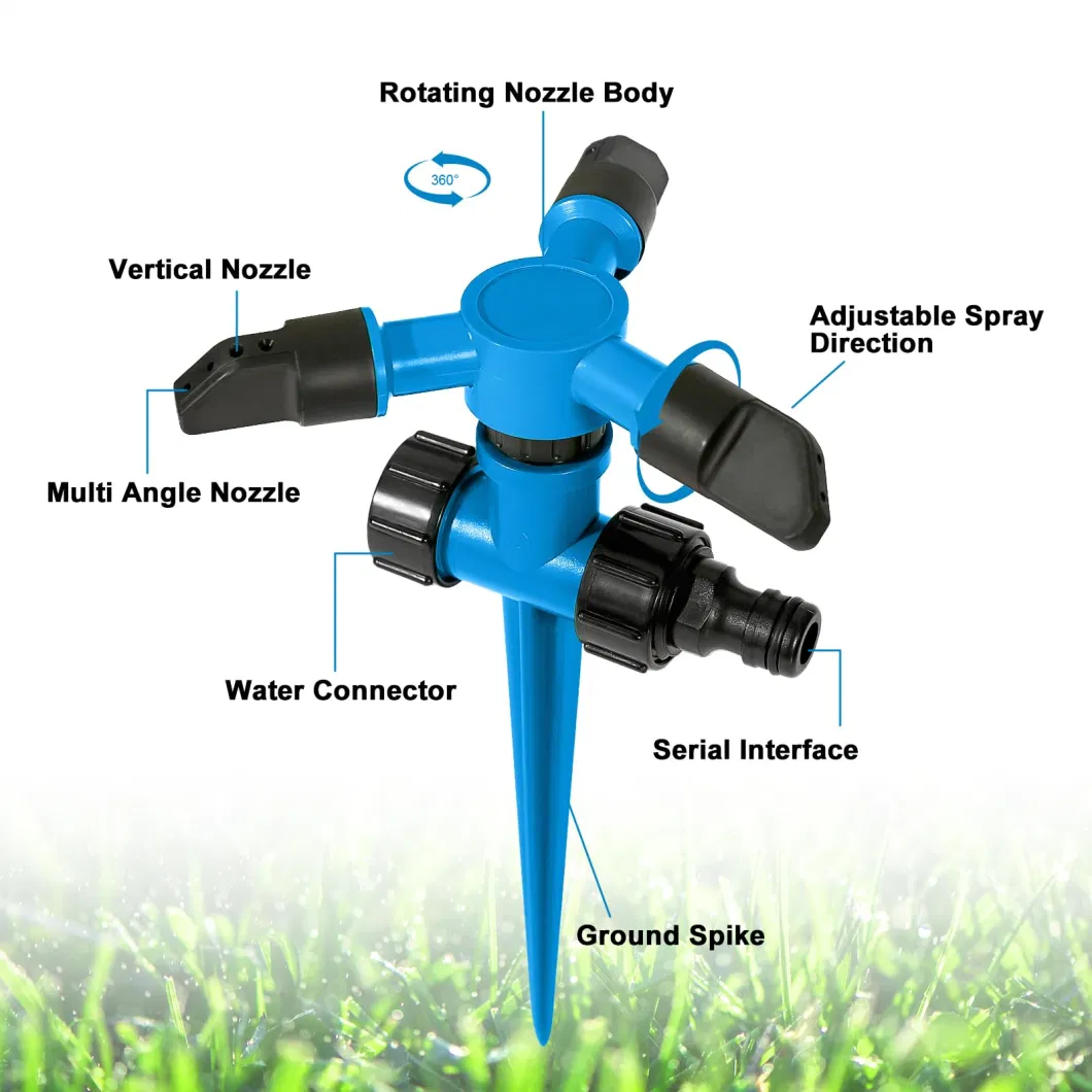 Wholesale Price 360 Degree Large Area Automatically Watering System Yard Garden Sprinkler