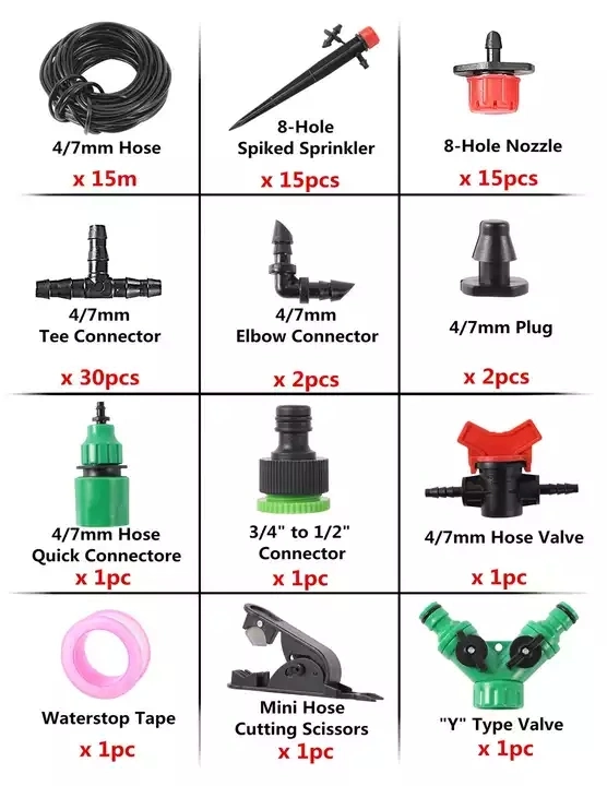 Adjustable DIY Kits for Garden Automatic Micro Drip Irrigation System