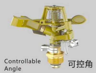 Brass Controllable Angle Impact Sprinklers with 3/4 Male Thread