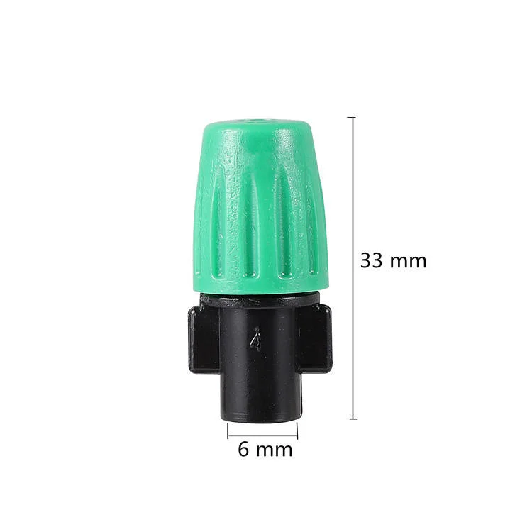 Plastic Adjustable Garden Irrigation Mist Nozzle Micro Sprinkler Fogger Water Nozzle