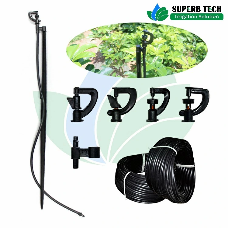 Greenhouse Irrigation Micro Sprinkler Fitting Plastic Stake Support