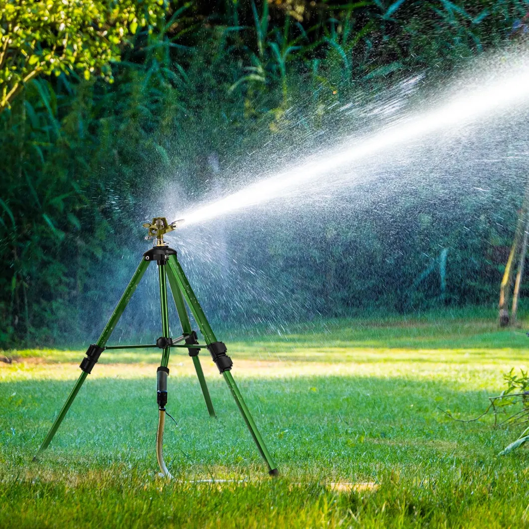 Large Area 300 Degree Coverage Extra Tall Heavy Duty Water Garden Sprinkler